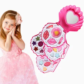 Udawać grać zabawki dla dzieci makijaż zestaw zmywalny nietoksyczny księżniczka ubierz makijaż zestaw kosmetyczny kosmetyczne dziewczyny, zabawki
