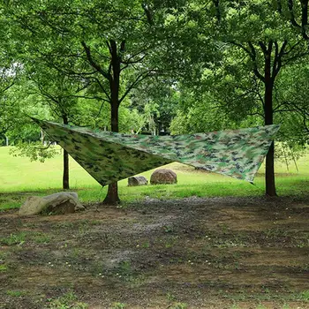 Duży hamak wodoodporny deszcz Fly namiot tarp lekki przenośny wodoodporny рипстоп łatwo złożyć nawilżający schronienie ochrona przed promieniowaniem UV