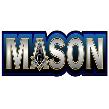 3D Car stying Prosticker Freemasonry Masonic Mason Decal Sticker Car Sticker Cool graphics Jdm