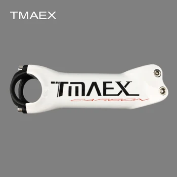 TMAEX pełna węglowy rdzeń rower macierzystej kąt 6/17 rower górski macierzystej biały błyszczący trzon 80-120 mm*28,6 mm Бибикл części