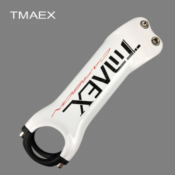 TMAEX pełna węglowy rdzeń rower macierzystej kąt 6/17 rower górski macierzystej biały błyszczący trzon 80-120 mm*28,6 mm Бибикл części