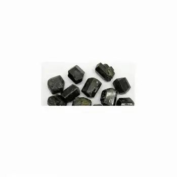 Креатулот czarny turmalin, niemodyfikowana ruda, 15 sztuk, 1,5-2 cm, dekoracja, naturalne kamienie i minerały
