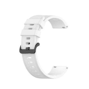 Elastyczny pasek silikonowy do zegarka Huami Amazfit GTS 2 GTR 42 mm GTS BIP Lite Smartwatch męska moda czysty kolor Sportowy pasek