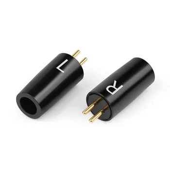 Hifi 0.78 mm trzpień do słuchawek czarny srebrny 3,5 mm przewód otwór adapter do słuchawek UE18 W4R UM3X audio jack lutowania DIY słuchawki