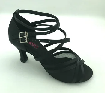 Modne damskie latin taneczne buty balowe buty salsa buty taneczne tango i buty ślubne 6208B-BLK