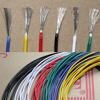 30 metrów UL1007 elektroniczny przewód 22awg 1.6 mm PVC skrętki elektroniczny kabel UL certyfikat #22