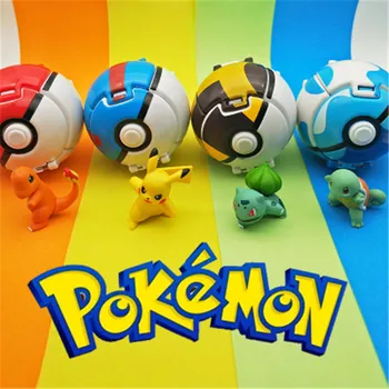 Oryginalny TAKARA TOMY Pokemon Pokémon kreskówka, anime, film Pet Elf Pokemon Pikachu Elf Ball Summon Ball zabawki dla dzieci