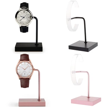Akrylowy stojak na wystawę towarów zegarka regał na wystawę towarów zegarek biżuteria bransoletka pokaz półka uchwyt wyświetlacza zegarka półka wyświetlacza biżuterii dla wystawy towarów