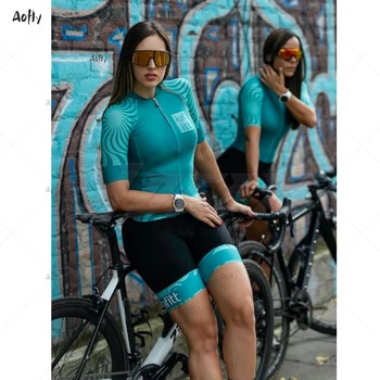 2020Kafitt pary Triathlon rowerowa odzież Skinsuit zestawy kombinezon Macaquinho Ciclismo Feminino Maillot rowerowa odzież lato