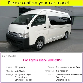 Błotnik do Toyota Hiace 2018-2005 Toyota Commuter V Toyota Hiace QUANTUM przedni tylny błotnik chlapacz akcesoria 2010 2008