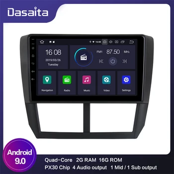 Android 10.0 Car 1 din Stereo Subaru forester 2008 2009 2010 2011 2012 GPS Car Radio Bluetooth 9
