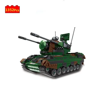 Wojskowa seria transporter opancerzony M113 policjant myśliwiec Oddział żołnierzy DIY model klocki cegły zabawki prezenty