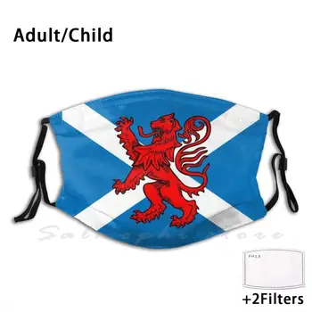Flaga Szkocji Osoba Druku Zmywalny Filtr Anty-Kurz Usta Maska Maska Do Twarzy Maska Do Twarzy, Maseczki Do Twarzy Union Jack Flaga Wielkiej Brytanii