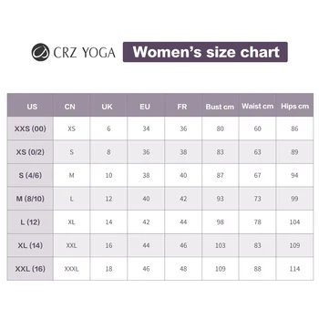 CRZ YOGA Women Fitness Workout Legging elastyczne spodnie z ultra-wysoką talią Yoga Sports Leggins