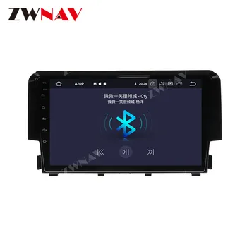 360 kamer Android 10.0 system samochodowy odtwarzacz multimedialny Honda Civic 2016-2018 GPS Navi Radio stereo ekran dotykowy IPS głowicy