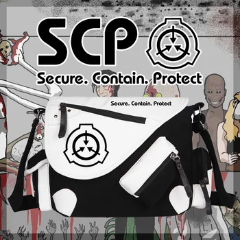 Anime SCP Messenger Bag specjalne procedury ograniczania Fundacja Bag torba podróżna Crossbody bag dla dziewczyn, chłopców, nastolatków, studentów