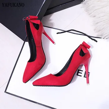 Damskie buty łódeczki cebula wysokie obcasy i eleganckie damskie buty szpilki seksowne brodawki pojedyncze buty czarne kariery biurowe buty czerwone buty ślubne