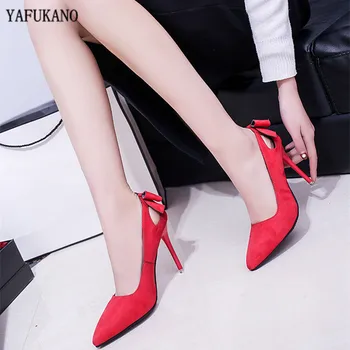 Damskie buty łódeczki cebula wysokie obcasy i eleganckie damskie buty szpilki seksowne brodawki pojedyncze buty czarne kariery biurowe buty czerwone buty ślubne