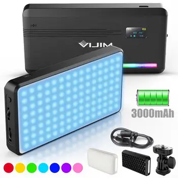 VIJIM VL196 LED RGB Video Light with Honeycomb Frame Soft Light 3000mAH 2500K 9000K Fill Lamp For DSLR Camera Photography Vlog