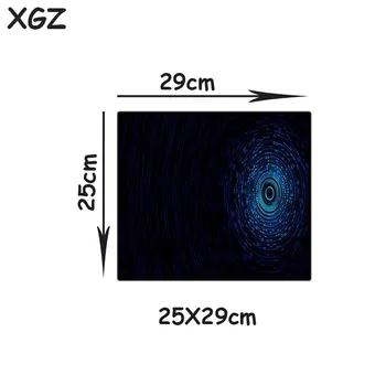 XGZ duży rozmiar podkładki pod mysz Czarny zamek krawędź technologii Matrix biurko komputerowe Dywanik gumowy antypoślizgowy gry odtwarzacz Diy Custom