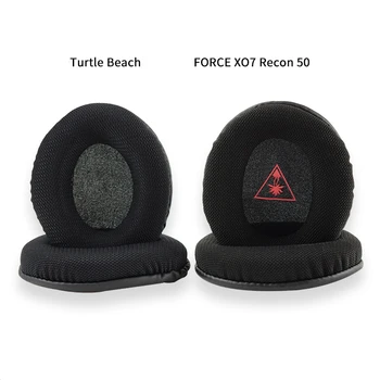 Dla Turtle Beach FORCE XO7 Recon 50 etui dla słuchawek gąbka pokrywa zaczep pokrywa 1 para