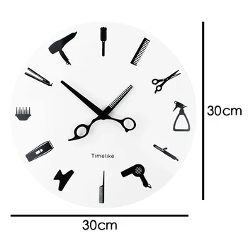 Nowe Nowoczesne Minimalistyczne Akrylowe Zegar Ścienny Pokój Dzienny Wystrój Domu Mody Atmosfera Kwarcowy Ciche Fryzjer Akrylowe Zegar Ścienny