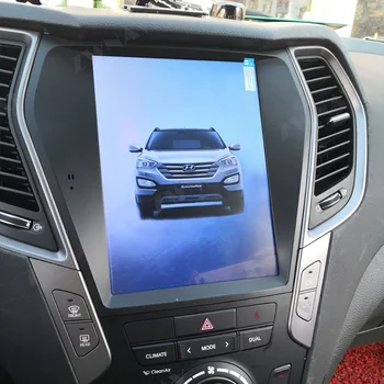 128 GB Tesla ekran dla Hyundai Santa Fe ix45 2013 2016 2017 2018 Android 9 samochodowy odtwarzacz multimedialny GPS Navi Radio stereo