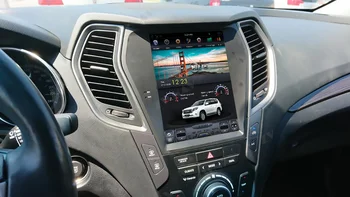 128 GB Tesla ekran dla Hyundai Santa Fe ix45 2013 2016 2017 2018 Android 9 samochodowy odtwarzacz multimedialny GPS Navi Radio stereo