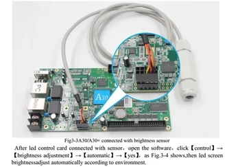Huidu automatyczny indukcyjny czujnik jasności służy do kolorowej karty kontrolera HD-D15/D35/C15/C35/A30/A60X