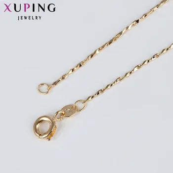 Xuping Fashion Naszyjnik Z New Design Big Long Naszyjnik Gold Color Plated Naszyjnik Women Men Chain Jewelry Gift 42531