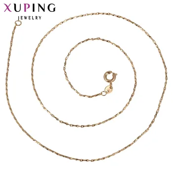 Xuping Fashion Naszyjnik Z New Design Big Long Naszyjnik Gold Color Plated Naszyjnik Women Men Chain Jewelry Gift 42531