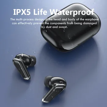 TWS 5.0 słuchawki Bluetooth Bezprzewodowe słuchawki Hifi stereo mini sterowanie dotykowe sportowe wodoodporne słuchawki zestaw słuchawkowy z mikrofonem