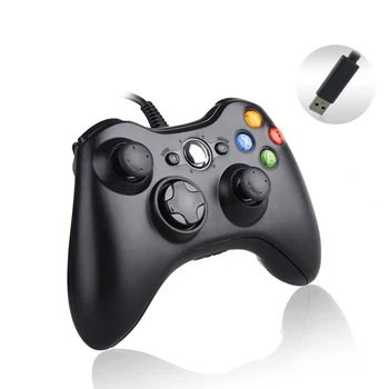Nowy USB kontroler przewodowy do Xbox 360 kontroler gier joystick do oficjalnego Programu PC komputerowy sterownik dla systemu Windows 7 8 10