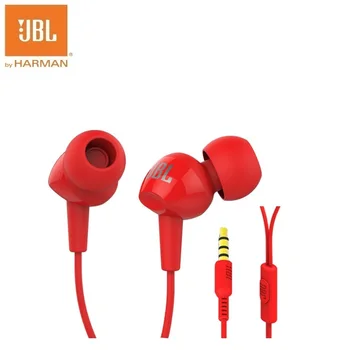 JBL C100SI Bass Stereo słuchawki Go dla telefonów z systemem Android IOS słuchawki as Rock Zircon Audifonos z mikrofonem