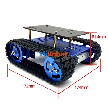 Mini-T10 z tworzywa sztucznego utwór smart tank robot zabawka do nauki demonstracji DIY, inteligentny model zabawki samochodu robota, projekt DIY