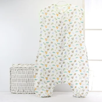 Bawełniany муслиновый śpiwór dla dzieci 0-5 lat Baby Sleep Worek letnie śpiwory Baby Kids Sleeping Bag bielizna nocna odzież
