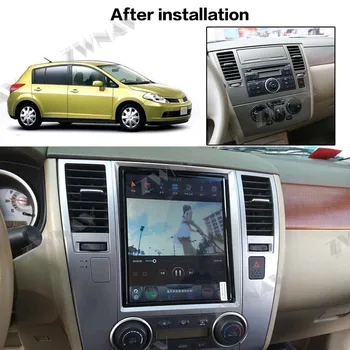 4+64G Tesla Style screen Android 9.0 samochodowy odtwarzacz multimedialny do Nissan Tiida Versa 2008-2011 GPS car audio Radio stereo głowicy