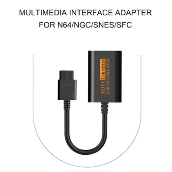 720P HDMI adapter konwerter HD kabel do konsoli Nintendo 64/SNES/NGC Gamecube
