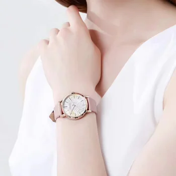 Julius Brand Tree Leaves damskie zegarki Miyota kwarcowy zegarek moda kobieca sukienka skórzana bransoletka zegarek Relogio Feminino