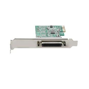 PCI-E Expansion 9Pin Riser card 25Pin Parallel port card Printer connector Controller Card ASIX/AX99100-1P chipset z adapterem