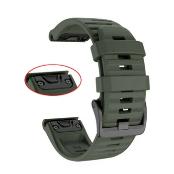 20 22mm 26mm Easy Quick fit Release Smart Wristband bransoletka silikonowy pasek Garmin Fenix 6X 6 6S Pro 5 5X 5S Plus Watch Band