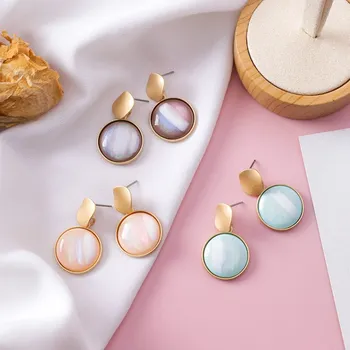 2021 moda elegancki temperament słodkie kolczyki kryształ od Swarovskis 3 kolory gorący biżuteria dla kobiet i kobiet idealne na lato