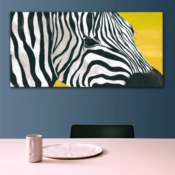 GOODECOR streszczenie zebra canvas painting nordic animals wall painting picture for livingroom wall art home decoration