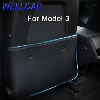 Dla Tesla Model 3 Kick Pad Tylnego Siedzenia Anti-Dirty Protective Pad Akcesoria Samochodowe