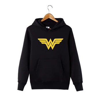 2018 Nowy przyjazd Wonder Kapturem Funny Woman sweter z Kapturem sweatershirt Unisex Cool Sweatershirt