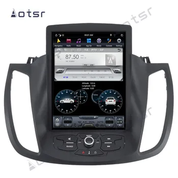 64G Android9 Tesla style Car GPS Navigation multimedia dla Ford kuga 2013-2017 auto stereo radio tape recorder No DVD head unit