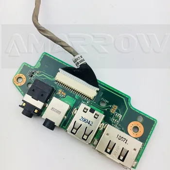 Oryginalna darmowa dostawa do Asus N61J N61JV N61VG USB AUDIO JACK Audio board board USB