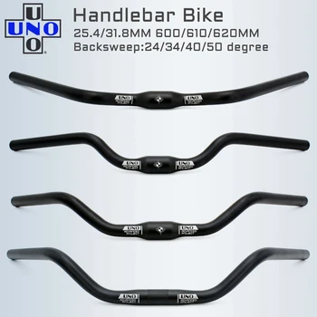 UNO M Bicycle Type Swallow Handlebar City Road Bike Handle Bar 25.4/31.8 mm Trekking Bar 600/610/620mm Bike Handlebar Bike Parts