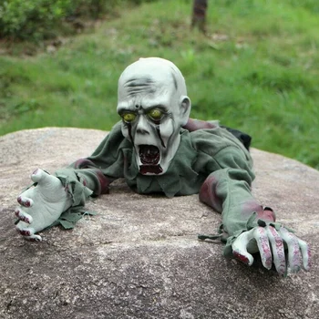 Halloween Pełzanie Zombie Rekwizyty Animowany Horror Nawiedzony Dom Przyjęcie Wystrój Podłogi