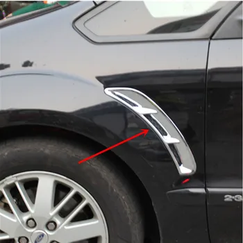 Stylizacja samochodu chromowany Taśmy skrzydło otwór wentylacyjny pokrywa wykończenie dla Ford S-MAX SMAX 2007-2012